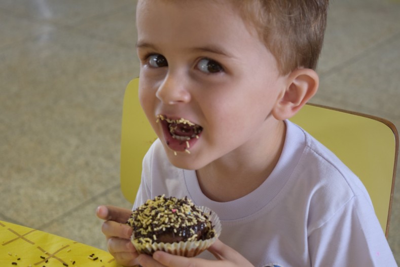 Semana Encantada: Dia da Culinária - Cupcake