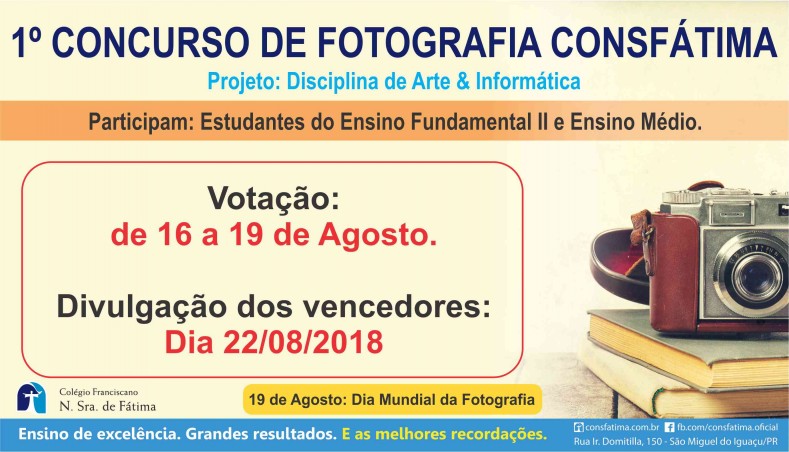 Concurso de fotografia - Votação