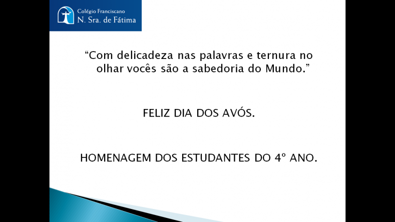 4º Ano EF - Dia dos Avós